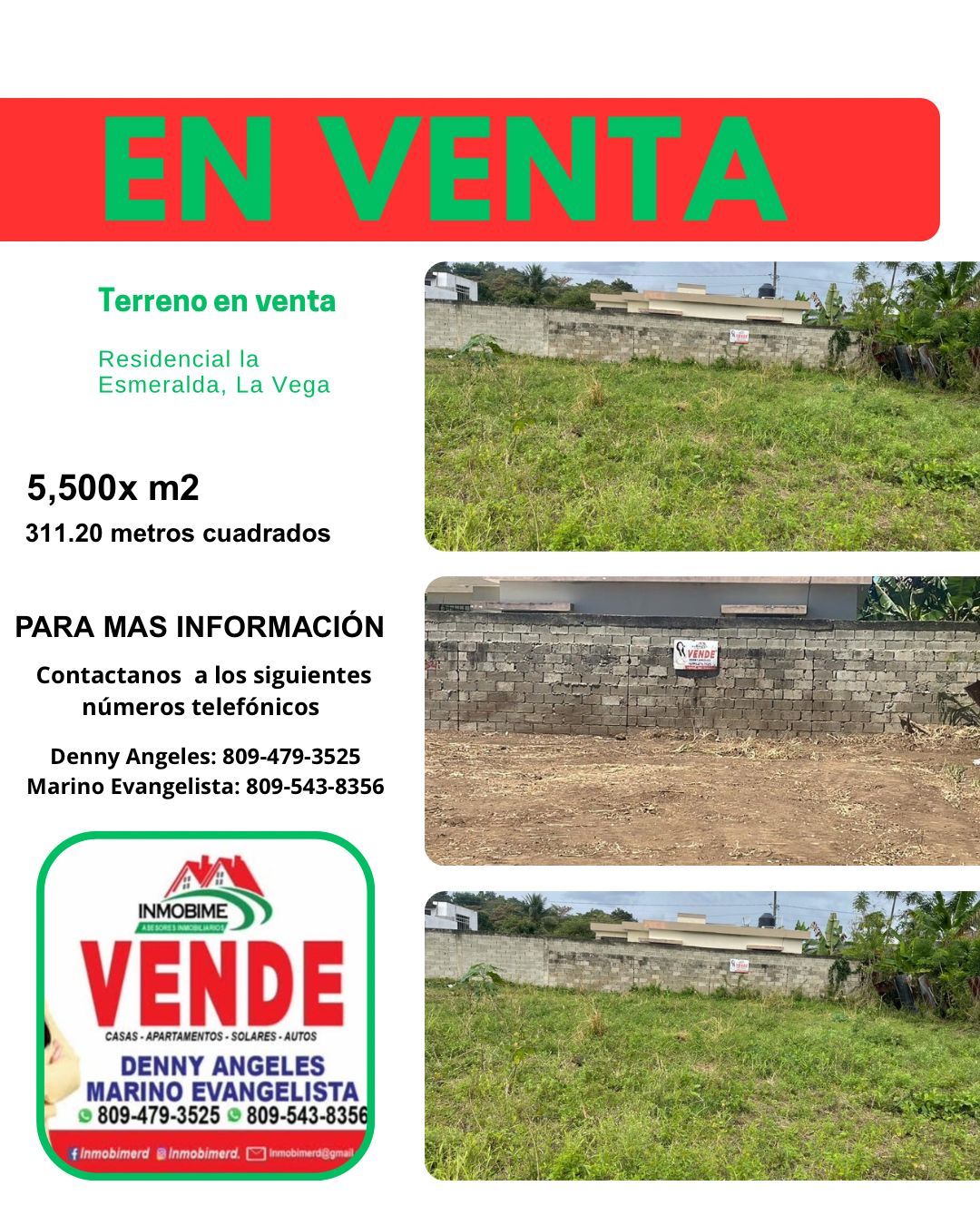 SOLAR DE 240 METROS. UBICADO EN URBANIZACIÓN OMELIA